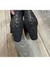 Not Rated Black Silver Boots Size 6 - photo 3