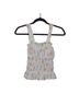 Reformation 100% Linen Floral Ivory Sleeveless Top Size M - photo 2