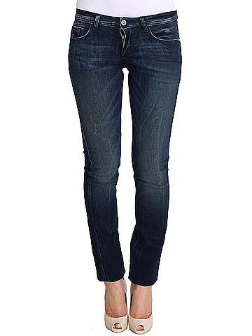 Costume National Blue Wash Cotton Slim Fit Skinny Women's Jeans (view 1)