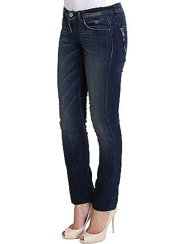 Costume National Blue Wash Cotton Slim Fit Skinny Women's Jeans (view 2)