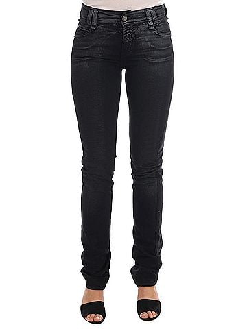 John Galliano Gray Wash Cotton Stretch Regular Fit Women's Jeans (view 1)