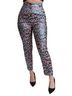Dolce & Gabbana Basic 100% Silk Solid Multi Color Multicolor Patterned Cropped High Waist Women's Pants Size S - photo 1