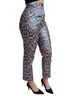 Dolce & Gabbana Basic 100% Silk Solid Multi Color Multicolor Patterned Cropped High Waist Women's Pants Size S - photo 2