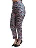 Dolce & Gabbana Basic 100% Silk Solid Multi Color Multicolor Patterned Cropped High Waist Women's Pants Size S - photo 3