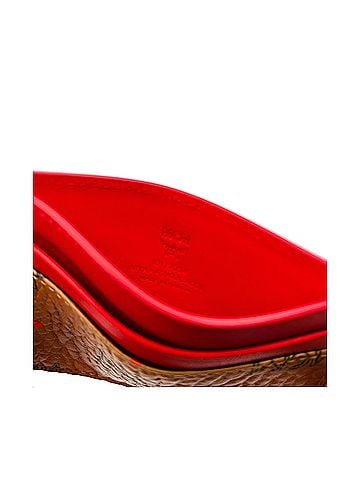 MCM Women's Brown Spectrum Diamond Rainbow Logo Visetos Card Holder (view 2)