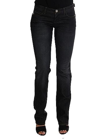 Costume National Dark Blue Cotton Slim Fit Women's Jeans (view 1)