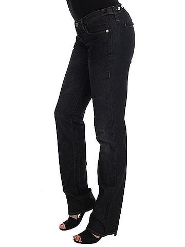 Costume National Dark Blue Cotton Slim Fit Women's Jeans (view 2)
