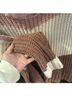 Pol Pink White Brown Pullover Sweater Size S - photo 3
