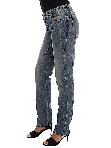 Costume National Blue Cotton Stretch Denim Women's Jeans (view 2)