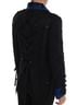 Dolce & Gabbana Basic 100% Wool Solid Black Black Wool Trench Women's Jacket Size S - photo 3