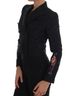Dolce & Gabbana Basic 100% Nylon Solid Black Black Brocade Blazer Women's Jacket Size M - photo 2