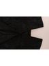 Dolce & Gabbana Basic 100% Nylon Solid Black Black Brocade Blazer Women's Jacket Size M - photo 6