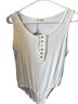 Pol White Bodysuit Size M - photo 1