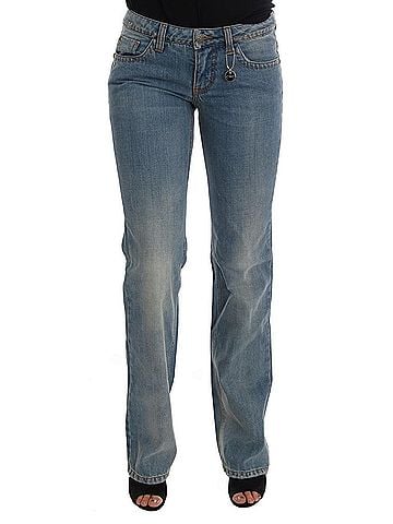 Costume National Blue Wash Cotton Classic Women's Jeans (view 1)