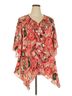 Cato 100% Polyester Floral Pink Short Sleeve Blouse Size 20 - photo 1