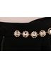 Dolce & Gabbana Basic 100% Wool Solid Black Black Wool Stretch Crystal Women's Pants Size XS - photo 5