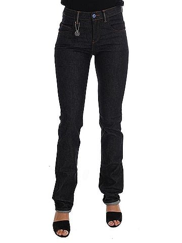 Costume National Blue Cotton Stretch Slim Fit Women's Jeans (view 1)