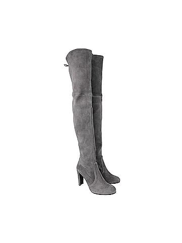 Stuart Weitzman Women's Highland Slate Suede Over-the-knee Boot (11 M US) (view 2)