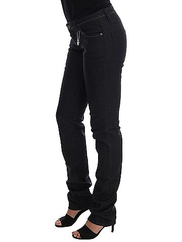 Costume National Blue Cotton Stretch Slim Fit Women's Jeans (view 2)