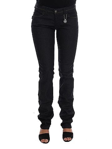 Costume National Blue Cotton Stretch Slim Fit Women's Jeans (view 1)