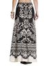 Flying Tomato 100% Rayon Floral Black White Denim Skirt Size M - photo 4