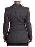 Dolce & Gabbana Basic 100% Wool Solid Gray Gray Single Breasted Fitted Blazer Wool Women's Jacket Size XS - photo 4