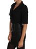 Dolce & Gabbana Basic 100% Wool Solid Black Black Short Fitted Wool Cropped Jacket Women's Blazer Size XS - photo 2