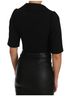 Dolce & Gabbana Basic 100% Wool Solid Black Black Short Fitted Wool Cropped Jacket Women's Blazer Size XS - photo 3