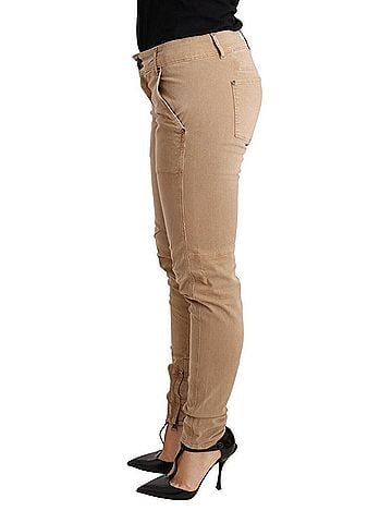 Ermanno Scervino Brown Low Waist Skinny Denim Trouser Cotton Women's Jeans (view 2)