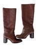 Tory Burch 100% Leather Brown Boots Size 9 1/2 - photo 1