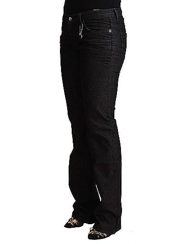 Costume National Black Cotton Low Waist Skinny Women's Jeans (view 2)