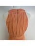 Veronica Beard 100% Silk 100% Polyester Solid Orange Pink Cocktail Dress Size 8 - photo 10