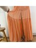 Veronica Beard 100% Silk 100% Polyester Solid Orange Pink Cocktail Dress Size 8 - photo 7