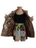 Dolce & Gabbana Basic 100% Cotton Solid Multi Color Multicolor Double-Breasted Patchwork Jacquard Blazer Women's Jacket Size XS - photo 2