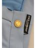Dolce & Gabbana Basic 100% Wool Solid Blue Light Blue Button Wide Leg Women's Pants Size S - photo 5