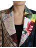 Dolce & Gabbana Basic 100% Silk Solid Multi Color Multicolor Floral Patchwork Jacquard Women's Jacket Size S - photo 4