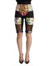 Dolce & Gabbana Basic 100% Cotton Solid Multi Color Multicolor Patchwork High Waist Cropped Women's Pants Size L - photo 1