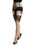 Dolce & Gabbana Basic 100% Cotton Solid Multi Color Multicolor Patchwork High Waist Cropped Women's Pants Size L - photo 2