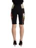 Dolce & Gabbana Basic 100% Cotton Solid Multi Color Multicolor Patchwork High Waist Cropped Women's Pants Size L - photo 3