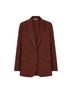 Vince. 100% Polyester Brown Blazer Size 2 - photo 1