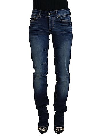 Roberto Cavalli Blue Cotton Women Casual Denim Women's Jeans (view 1)