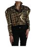 Dolce & Gabbana Basic 100% Synthetic Solid Multi Color Multicolor Polyester Sequined Cropped Women's Jacket Size S - photo 1