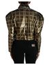 Dolce & Gabbana Basic 100% Synthetic Solid Multi Color Multicolor Polyester Sequined Cropped Women's Jacket Size S - photo 3