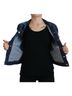 Dsquared2 100% Other Solid Blue Blue Icon Printed Distressed Denim Women's Jacket Size XS - photo 6