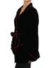 Dolce & Gabbana Basic 100% Rayon Solid Black Black Button Belted Blazer Viscose Women's Jacket Size XS - photo 2