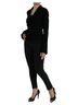 Dolce & Gabbana Basic 100% Rayon Solid Black Black Viscose Single Breasted Blazer Women's Jacket Size S - photo 2