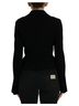 Dolce & Gabbana Basic 100% Rayon Solid Black Black Viscose Single Breasted Blazer Women's Jacket Size S - photo 3