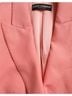 Dolce & Gabbana Basic 100% Synthetic Solid Pink Pink Polyester Single Breasted Blazer Women's Jacket Size M - photo 6