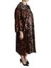 Dolce & Gabbana Basic 100% Nylon Solid Multi Color Multicolor Sequined Long Coat Jaquard Women's Jacket Size S - photo 5