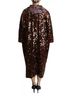 Dolce & Gabbana Basic 100% Nylon Solid Multi Color Multicolor Sequined Long Coat Jaquard Women's Jacket Size S - photo 6